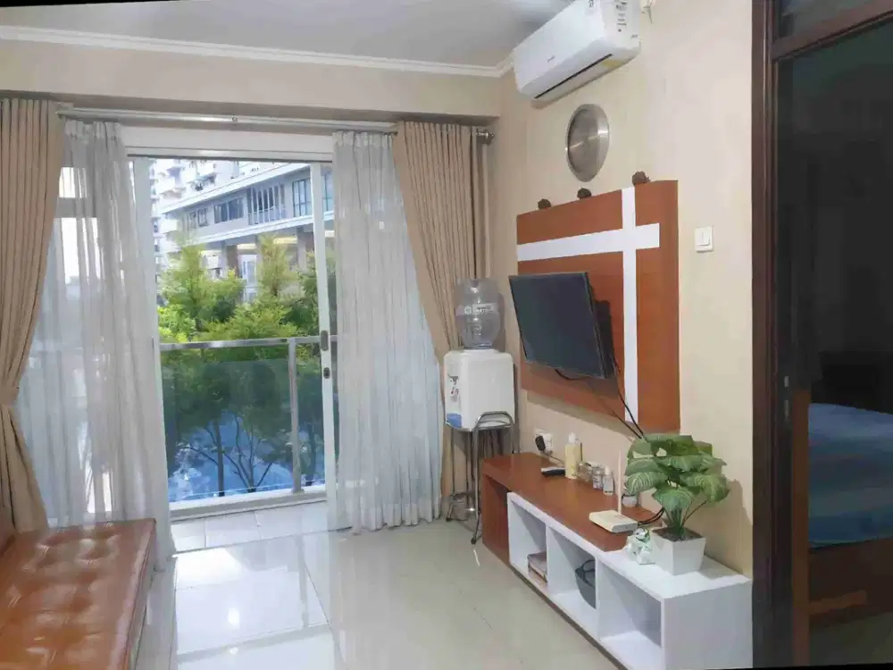 sewa apart furnish rapih view pool harga menarik