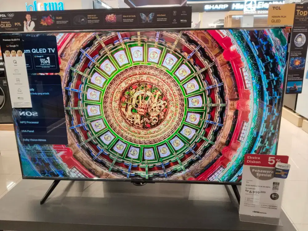 TCL QLED GOOGLE TV 4K 50