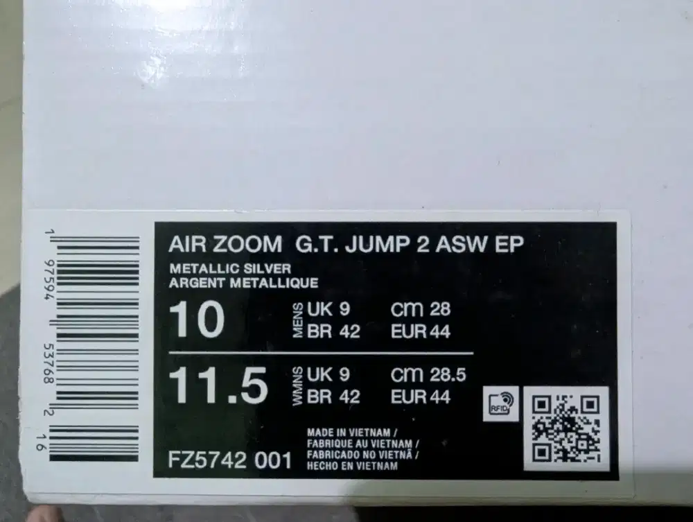 Jual Sepatu Nike GT Jump 2 Sz 44 BARU