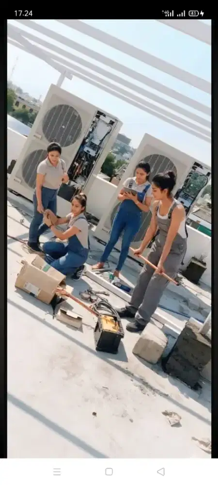 Servis AC kulkas mesin cuci kompa air dll bergaransi