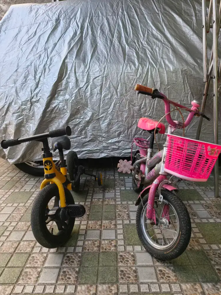 Sepeda Family 12 dan Balnce bike Geko+