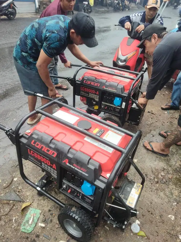 Jual Mesin Genset Loncin Output 6500WATT Mulus Siap Kerja