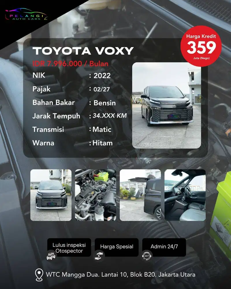 FOR SALE: Toyota Voxy 2.0 Facelift 2022 (AT)