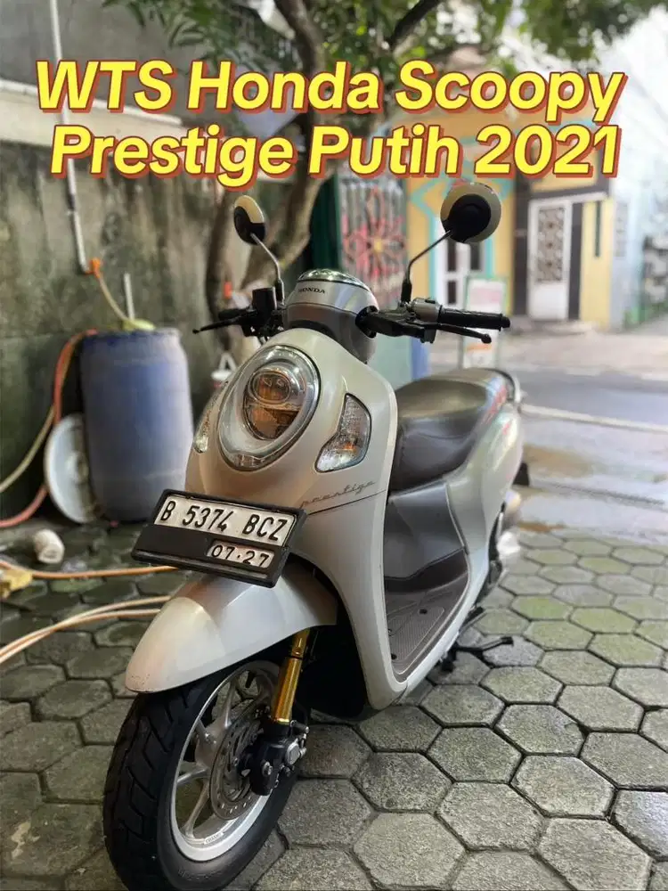 WTS Scoopy Prestige Putih 2021