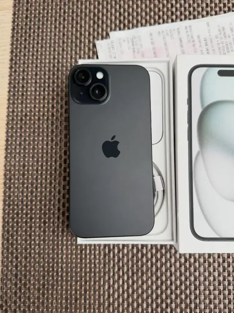 Iphone 15 black 128 IBOX. BH 79%