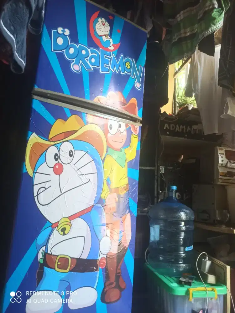 Jual kulkas aqua 2pintu dingin dan beku atas bawah