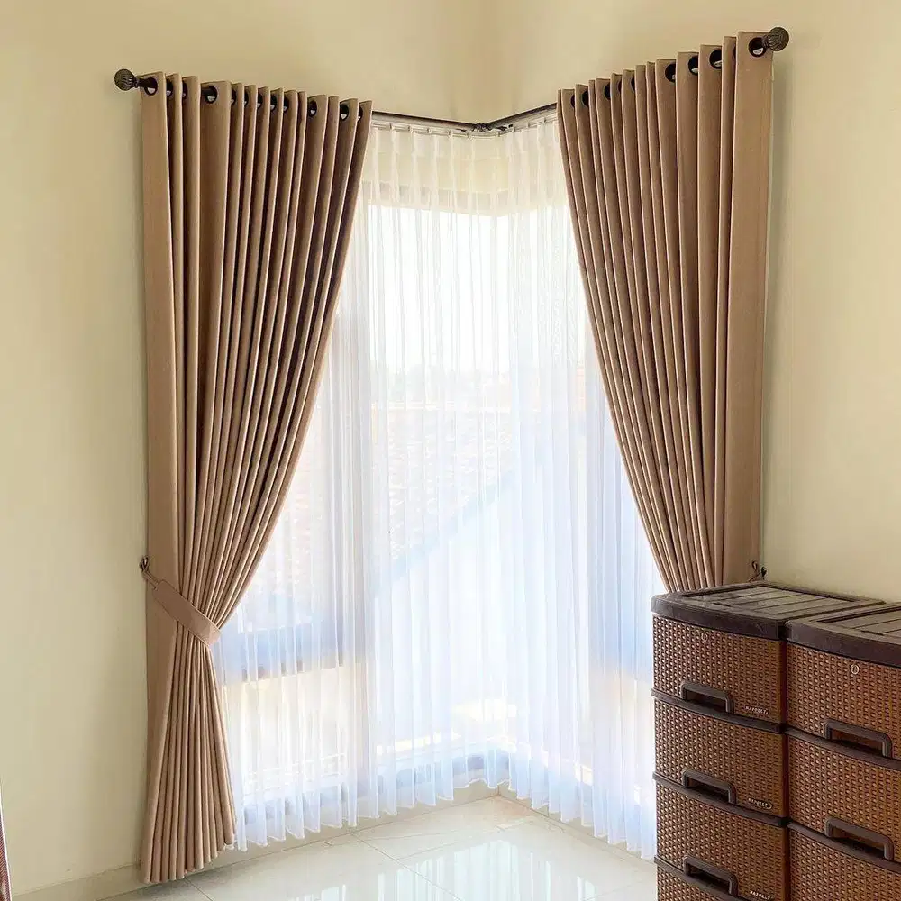 Beli Gorden Blackout Jendela Minimalis Model Terbaru Mewah Murah