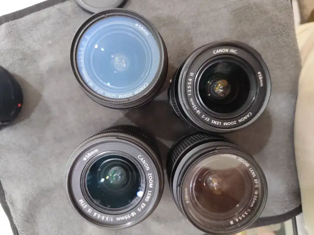 Lensa kit Canon 18 55mm