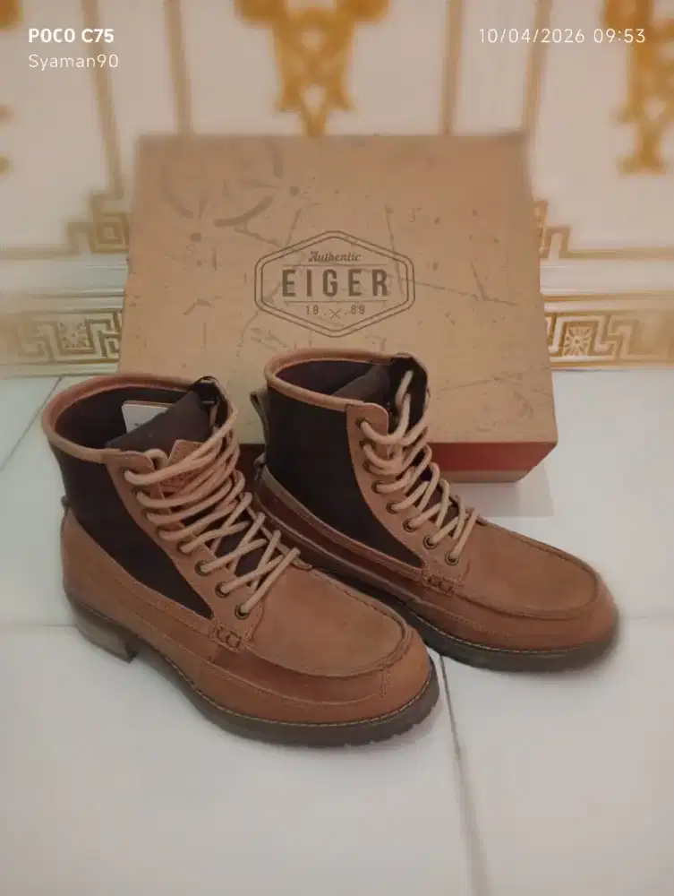 Sepatu boots Eiger libertin size 41