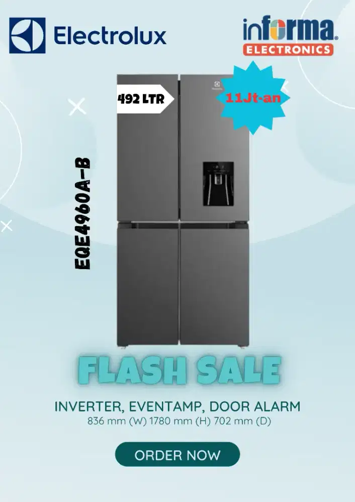 Kulkas 4 pintu UltimateTaste 700 492L