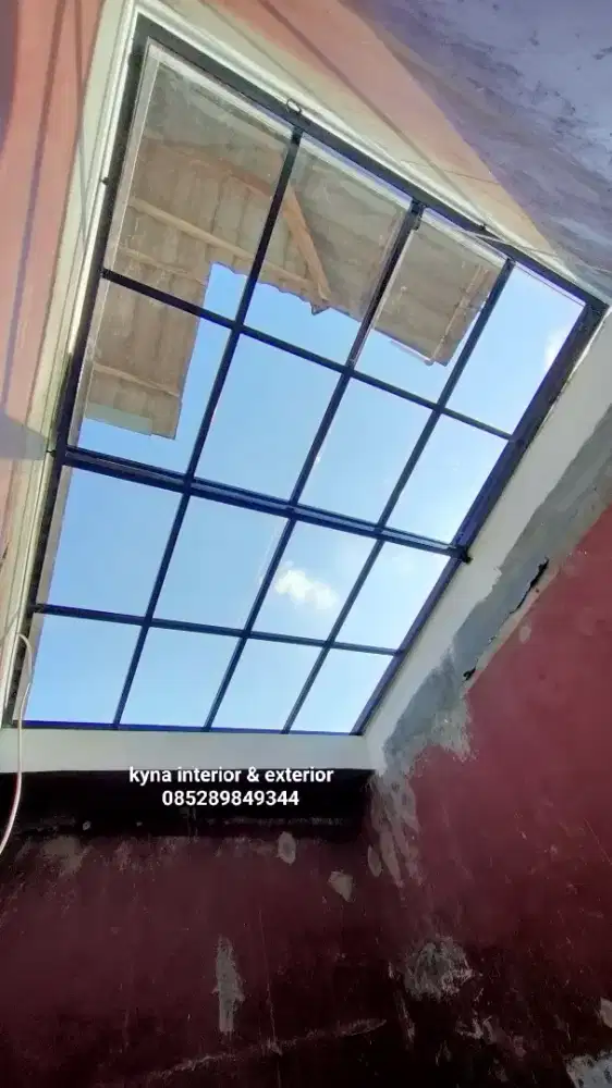 Kanopi Sliding Solarflat Manual Lampung