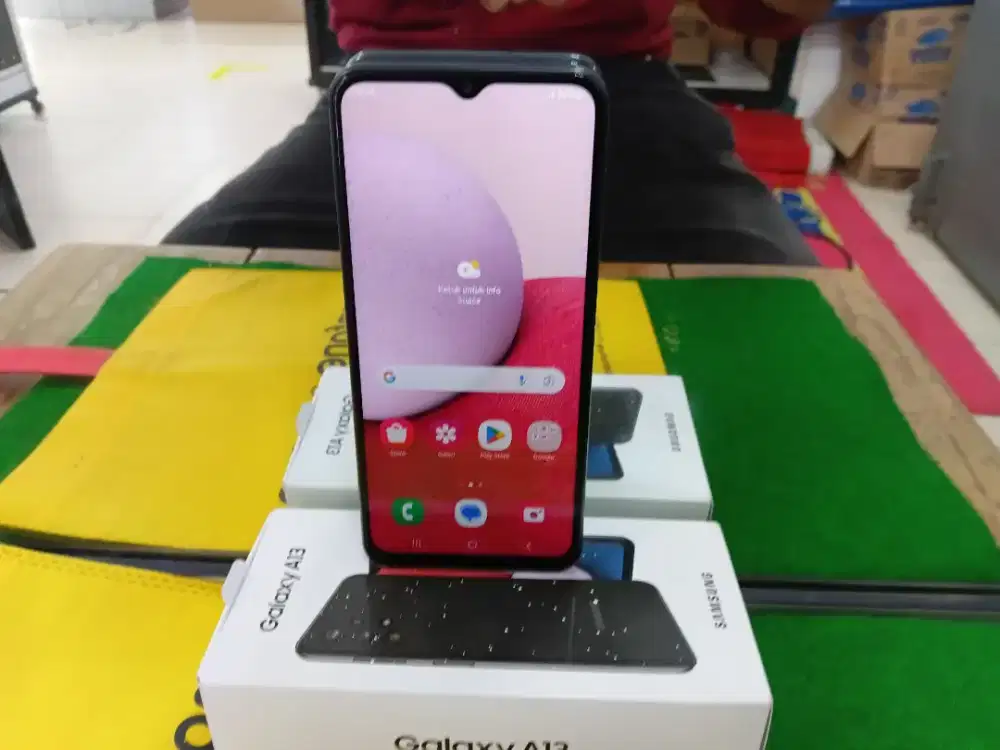 Samsung A13 Ram 6/128 gb lengkap normal tampa kendala
