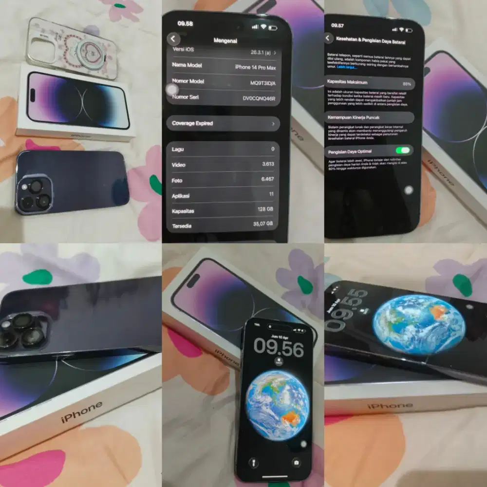 DI JUAL IPHONE 14 PRO MAX 128GB RESMI