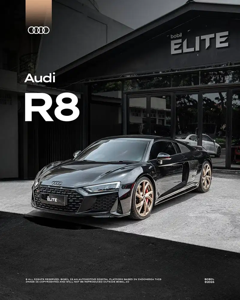 NIK 2022 Audi R8 Quattro Mythos Black Metallic