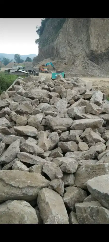 Pasir Cilegon Batu split makadam sirdam limestone