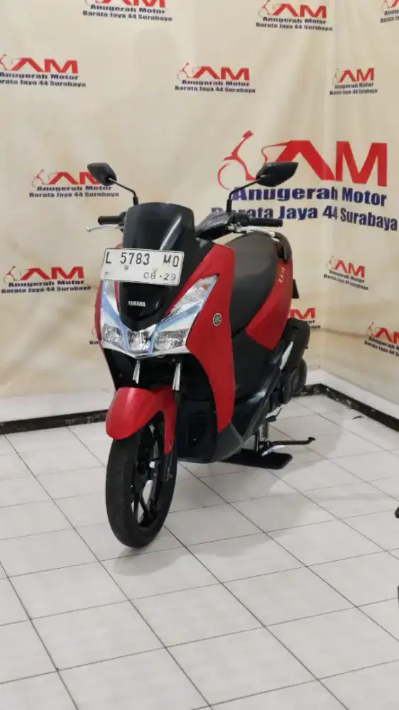 yamaha Lexi 125 std Tahun 2019 merah doff