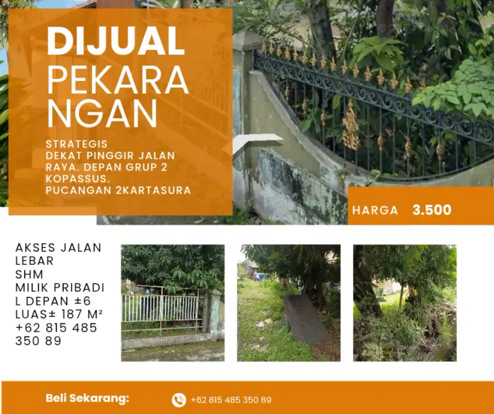 DIJUAL TANAH MURAH