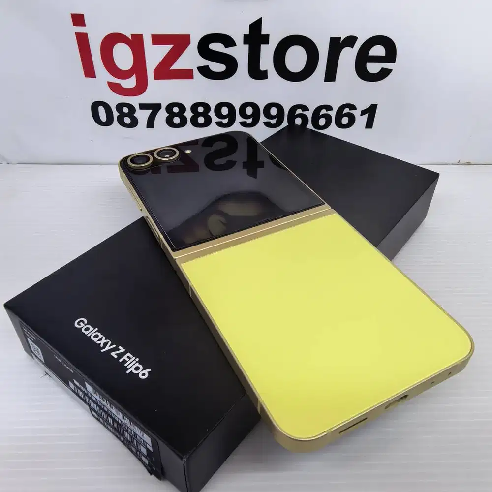 Samsung Z Flip 6 Yellow Mulus 97% 256/512 SEIN Fullset