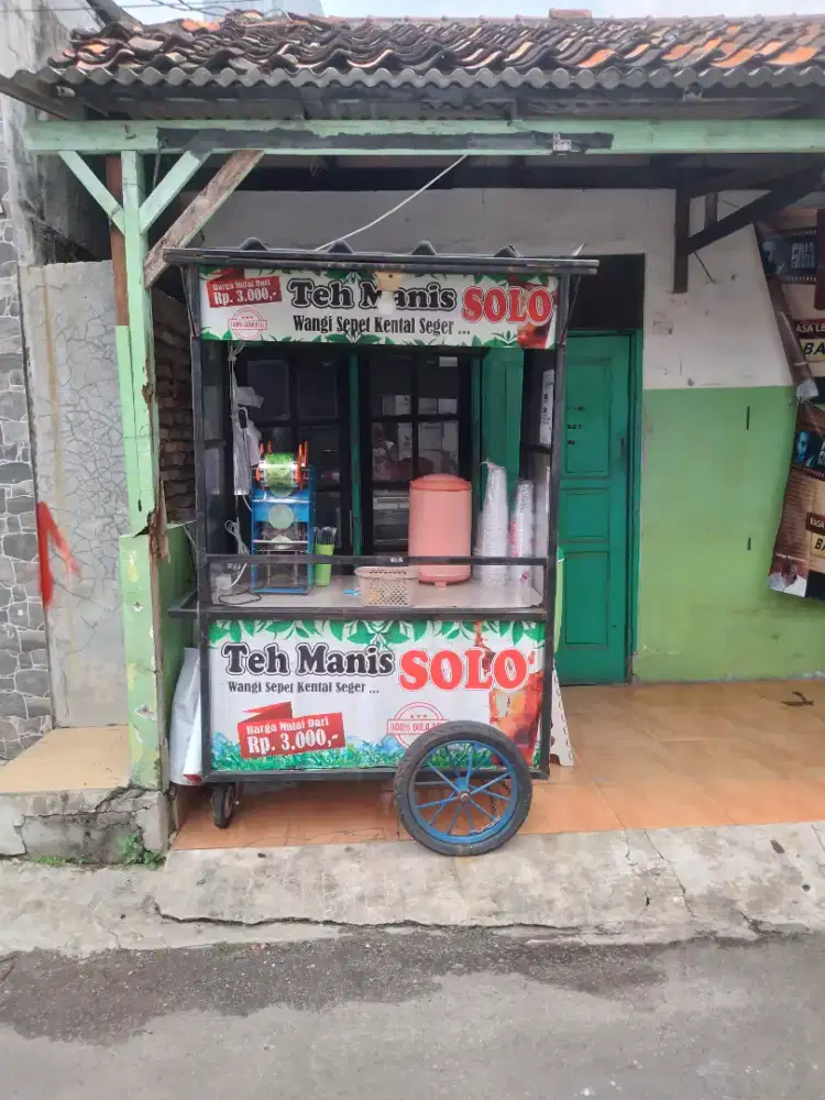 Jual gerobak es teh manis solo