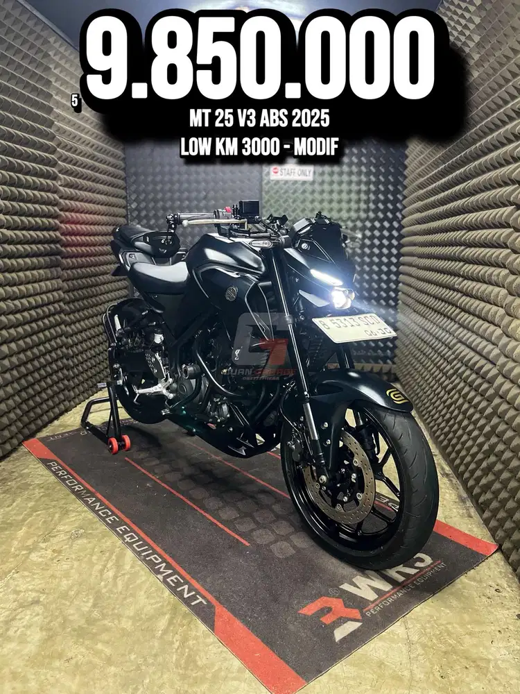 MT 25 OR MT25 ABS V3 2025 LOW KM 3XXX PAJAK ON RAWATAN SUPERB UNIT