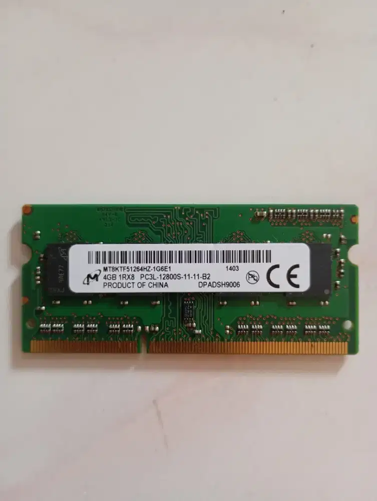 Memori Laptop 4GB PC3L DDR3