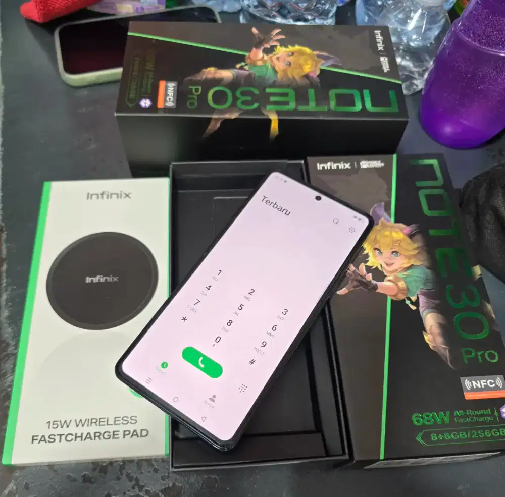 Infinix Note30 Pro 8/256 ex resmi, mulus Fullset Original