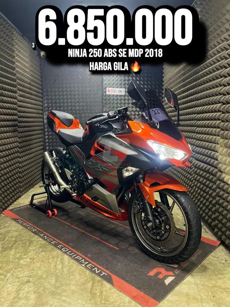 NINJA 250 ABS 2018 SE MDP LOW KM MODIF RAWATAN SUPERB UNIT BRO