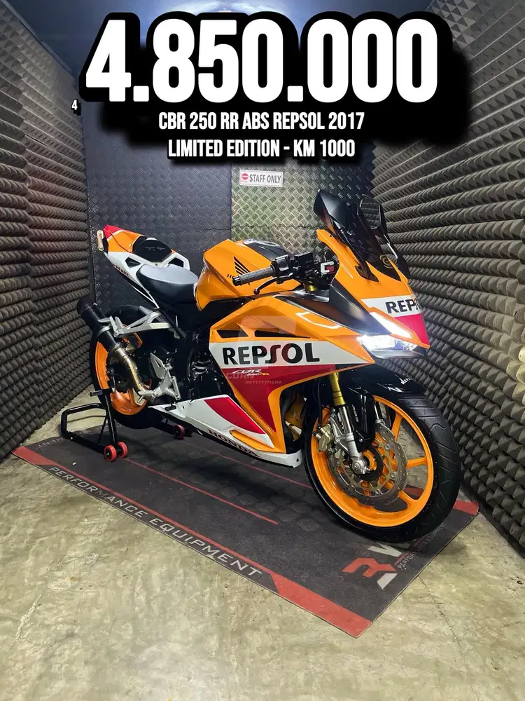 CBR 250 RR OR CBR 250RR ABS 2017 REPSOL EDITION LIMITED ODO 1XXX PERAK