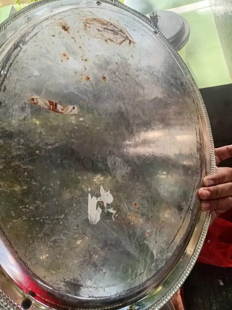 Nampan besi siap pakai