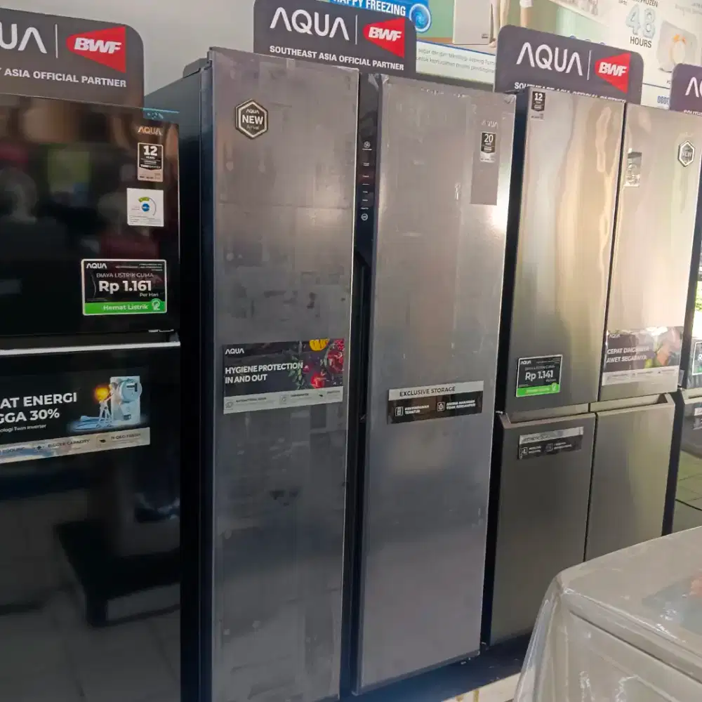 Kulkas AQUA SBS 600 liter