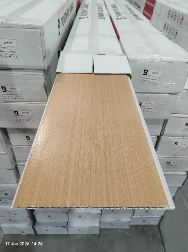 Bahan plafon PVC dop dan glosy