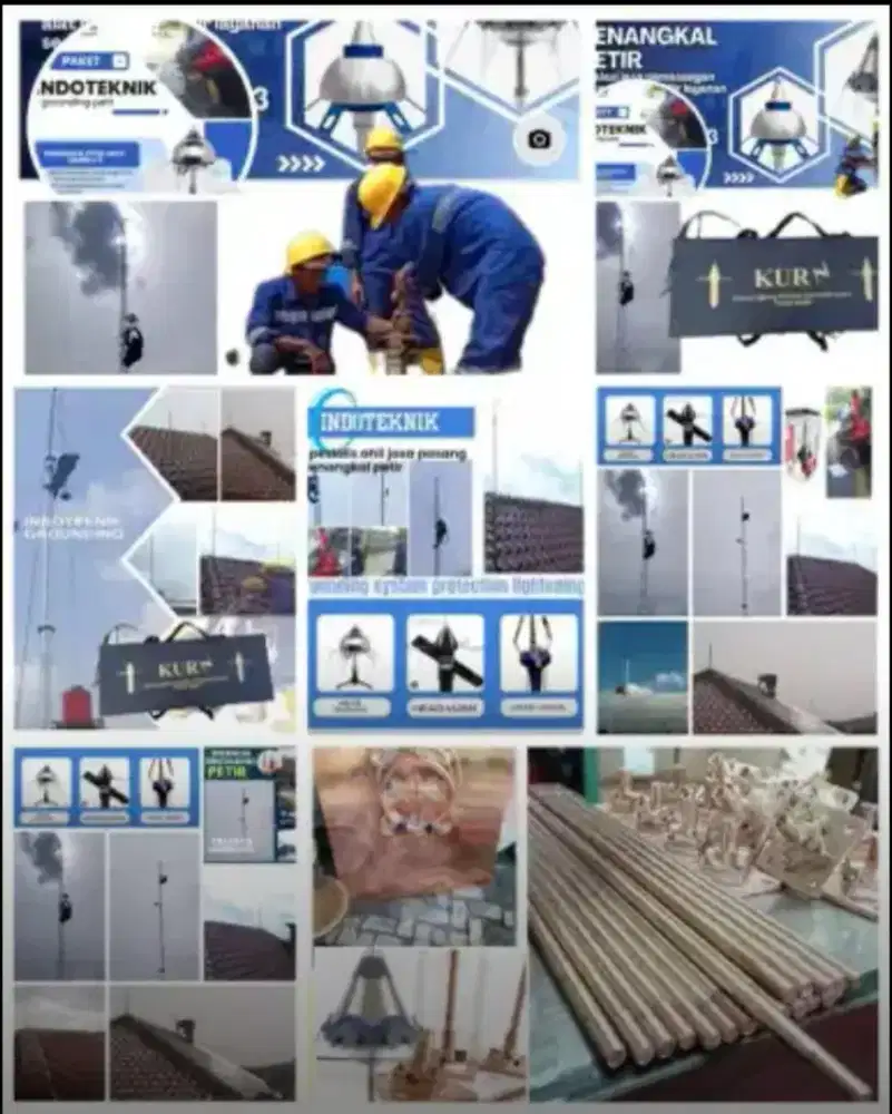 Agen ahli jasa pasang penangkal petir Bantar Gebang Bekasi Barat