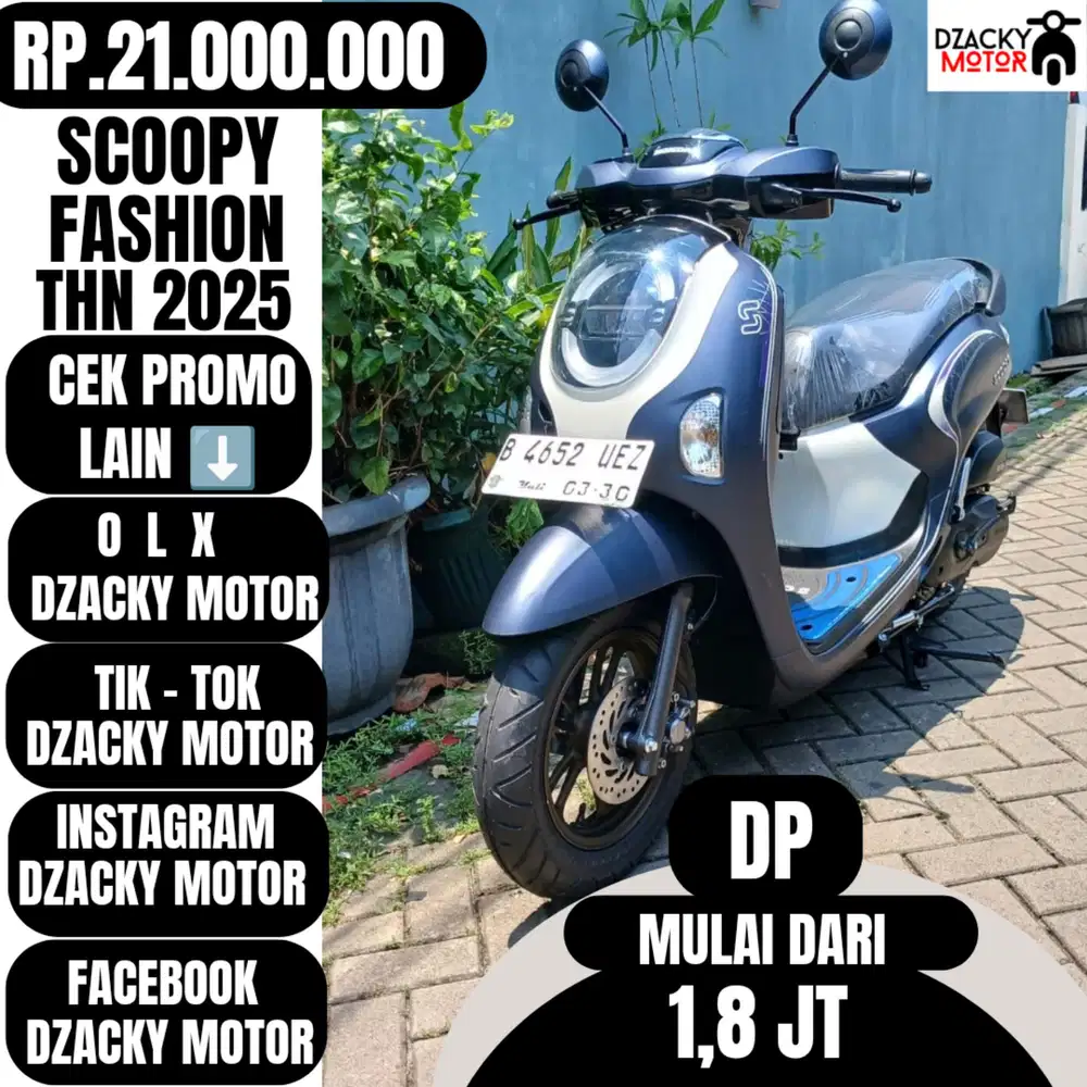 SCOOPY FASHION 2025 SECOND LIKE NEW