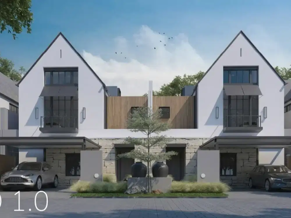 Rumah Modern Tipe B + Attic, Lebih Luas & Fleksibel untuk Keluarga - Dian Istana The Sonama  - Dekat Pakuwon Mall Surabaya