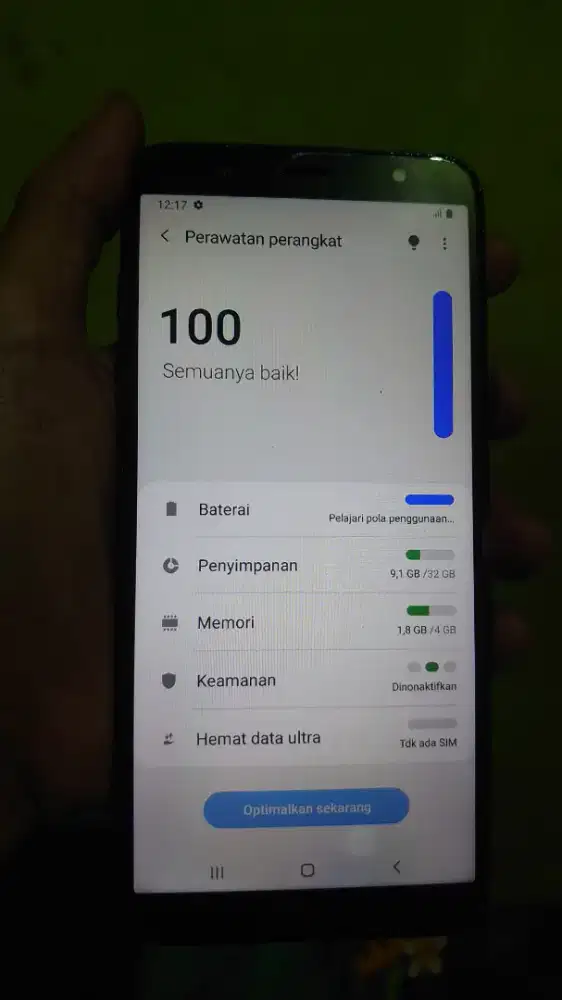 samsung a6 plus 4/32gb kelengkapan hp only batangan
