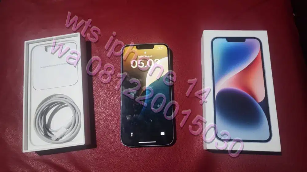 iphone 14 ibox blue garansi on sampai 2027