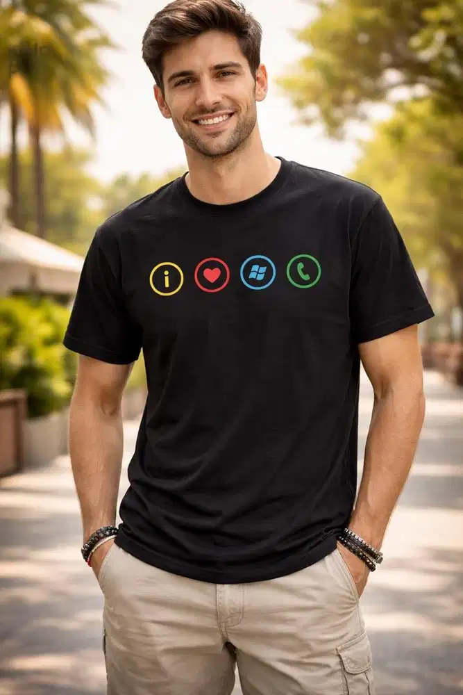 Kaos Zync Black Colour Iconic Design