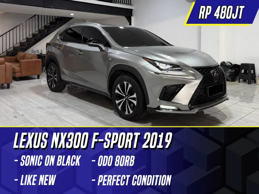 Lexus NX300 F-Sport 2019 Sonic Titanium Red NX 300 FSport F Sport Grey