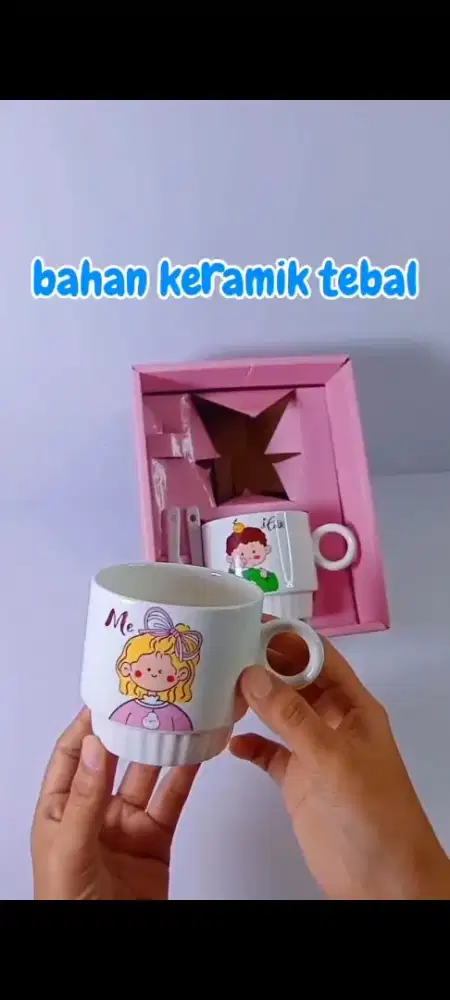 Mug mug cantik produck import