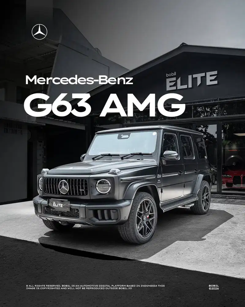 NIK 2026 Mercedes Benz G63 AMG Magno Black
