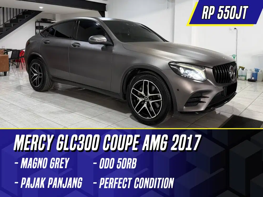 Mercedes Benz GLC300 Coupe AMG 2017 Black Grey Hitam Mercy GLC 300