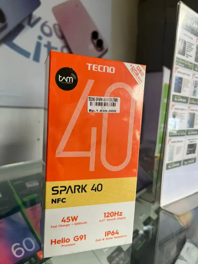 Teckno spark 40 6/128gb ATLANTIS DAHSYAT