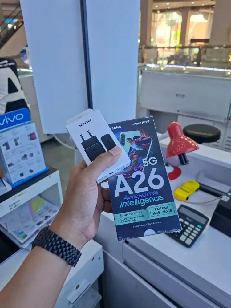 READY SAMSUNG A26 5G 8/256 NEW, BONUS ADAPTER
