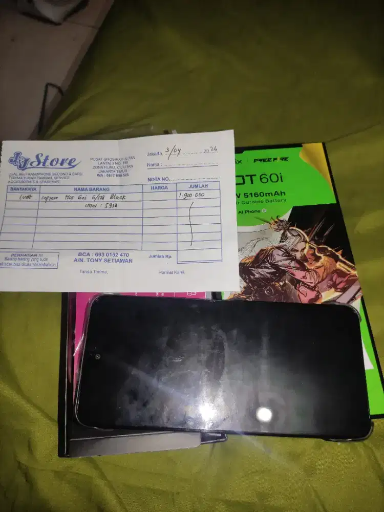 Infinix Hot 60i Jual Cepet