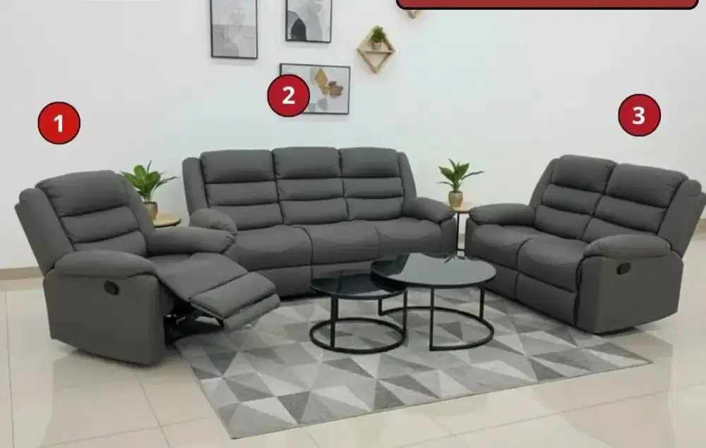 PROMO TERBATAS SOFA SET RECLINER
