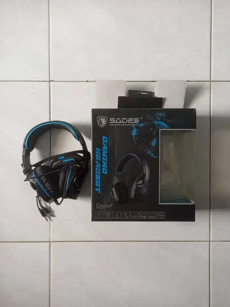Headphone gaming Sades Gpower