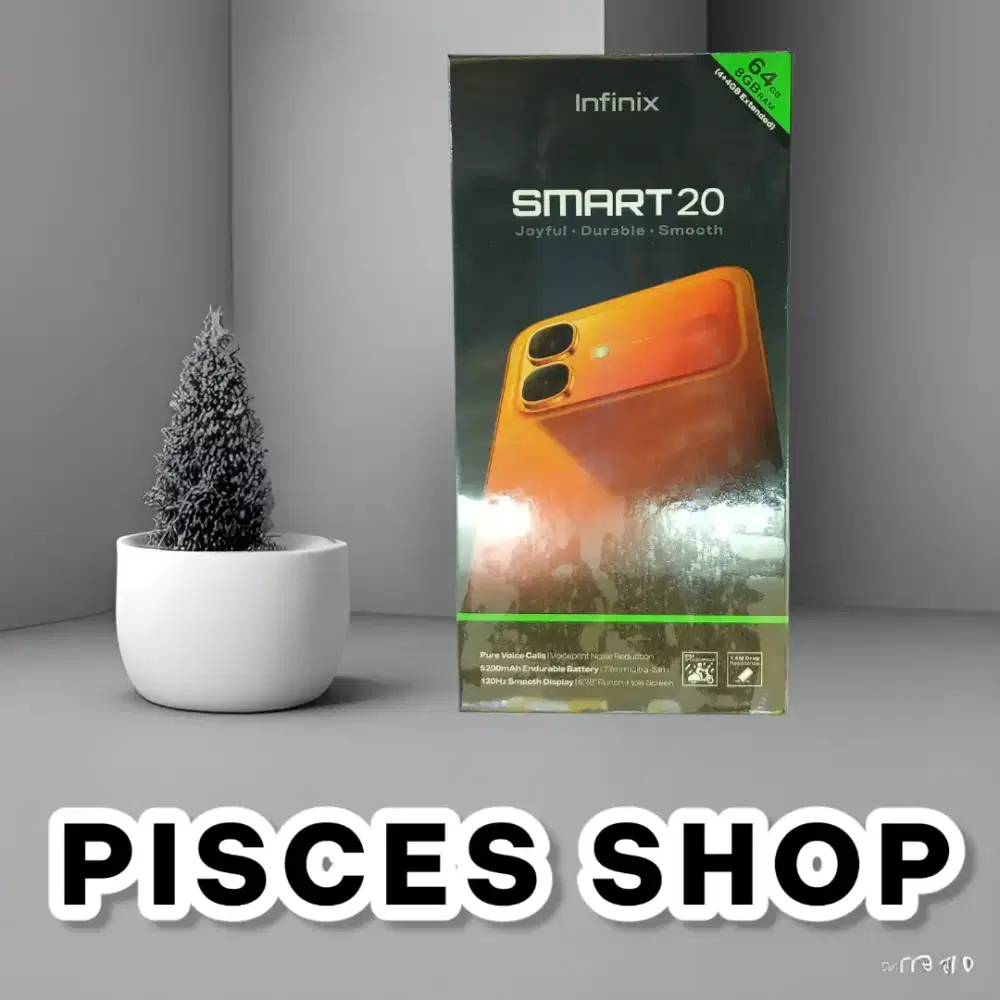 INFINIX SMART 20 RAM 4/64 NEW Segel Garansi Resmi 1 Tahun