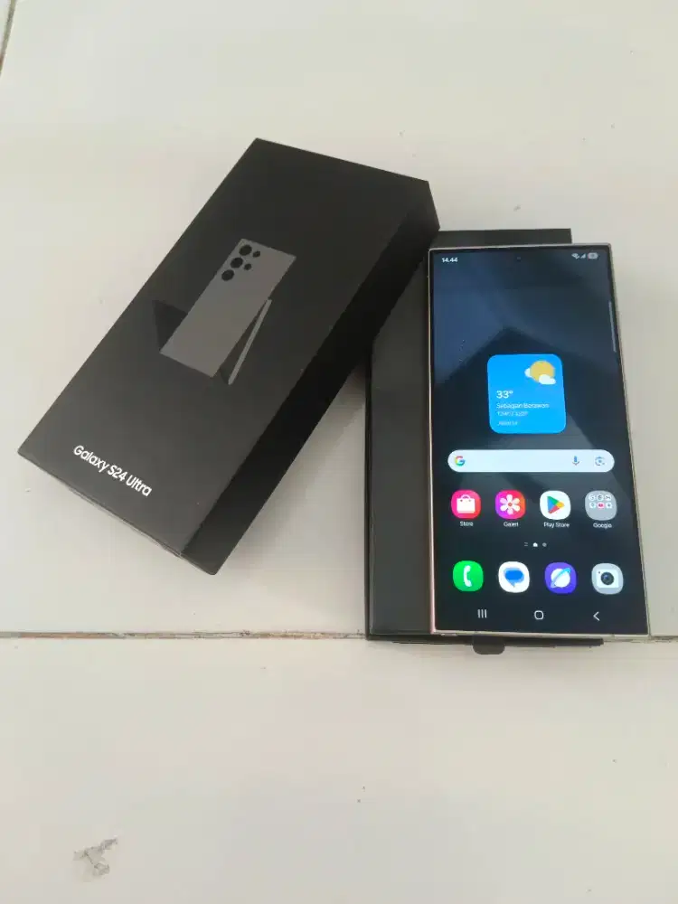 Samsung s24 ultra 5G 12/512 ex resmi grey mulus fullset ori