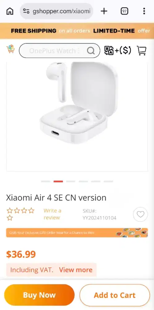 TWS Xiaomi Air 4 SE