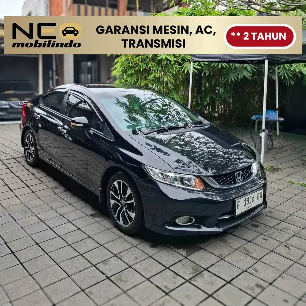 [ Garansi Mesin Matic ] HONDA CIVIC 1.8 FB BENSIN AT 2015 HITAM